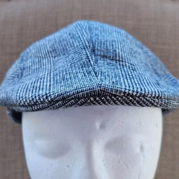 Men Hat Gatsby Gray Cap Hat Newsboy Hat Size 58 New - Picture 1 of 12
